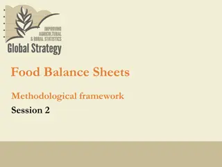 Understanding Food Balance Sheets and Supply Utilization Accounts