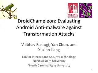 Evaluating Android Anti-malware Against Transformation Attacks