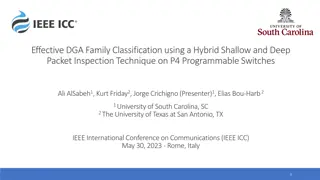 Effective DGA Family Classification using Hybrid Inspection Technique on P4 Switches