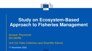 Ecosystem-Based Approach to Fisheries Management Study Overview