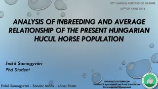 Analysis of inbreeding and average relationship in Hungarian Hucul horse population