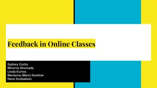 Enhancing Online Learning Through Effective Feedback Strategies