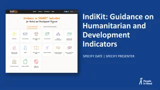 Comprehensive Guidance on Humanitarian and Development Indicators