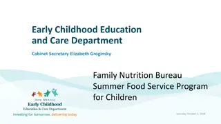 Summer Food Service Program Training Guidelines