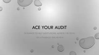 Achieving a Findings-Free Audit: Guidance for Institutions