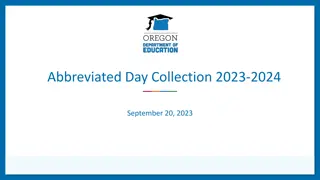 Abbreviated Day Collection 2023-2024 Overview