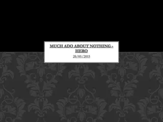 Character Analysis of Hero in Shakespeare's Much Ado About Nothing