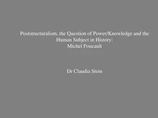 The Linguistic Turn and Poststructuralism: Challenging Notions of Reality and Authority