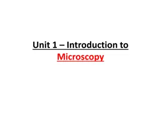 Introduction to Microscopy: Care, Terms, and Operation