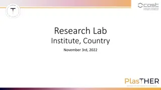 Cutting-Edge Research Lab Institute Showcasing Expertise and Collaboration Interests