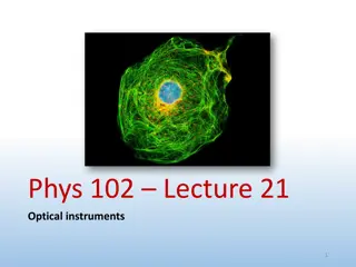 Understanding Optical Instruments: Lenses, Images, and Magnification