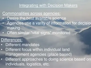 Enhancing Collaboration for Informed Decision Making in Land Management Agencies