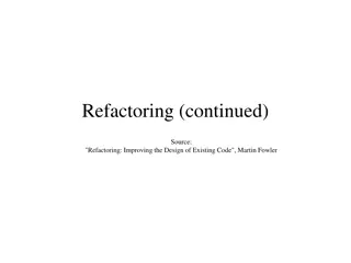 Understanding Refactoring Principles and Techniques