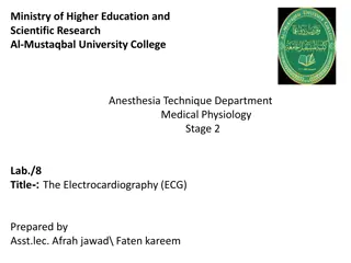 Electrocardiography (ECG) in Medical Physiology Stage 2 Lab