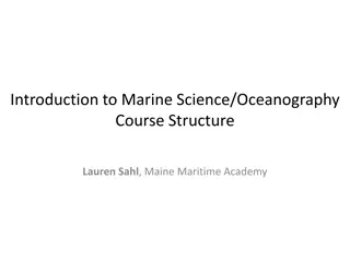 Exploring Marine Science and Oceanography Course Structure