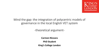 Integration of Polycentric Models in English VET System: Theoretical Framework