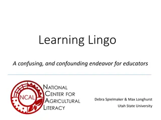 Learning Lingo: Curriculum and Models in Education