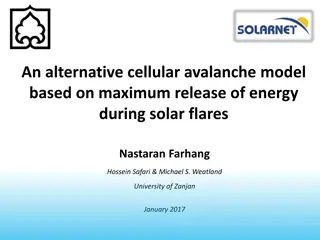 Alternative Cellular Avalanche Model for Solar Flares