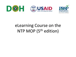 eLearning Course on NTP MOP (5th Edition): Advantages and Requirements