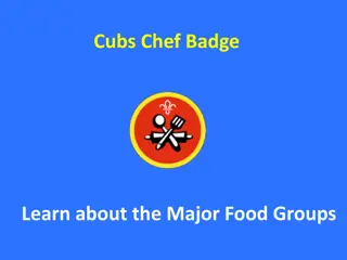 Learning About Food Groups with Cubs Chef Badge