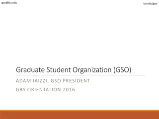 Graduate Student Organization (GSO) at Boston University - Get Involved Today!