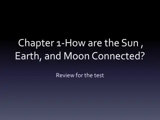 The Sun, Earth, and Moon Connection - Test Review