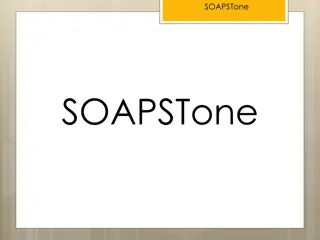 SOAPSTone: An Analysis Strategy for Nonfiction Texts