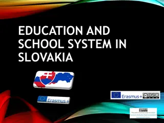 Overview of Education System in Slovakia