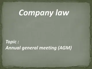 Annual General Meetings in Company Law