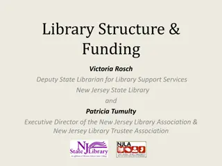 Public Library Structure and Funding in New Jersey