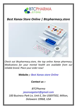 Best Xanax Store Online | Btcpharmacy.store