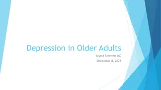 Understanding Depression in Older Adults: Symptoms, Risk Factors, and Treatment Options