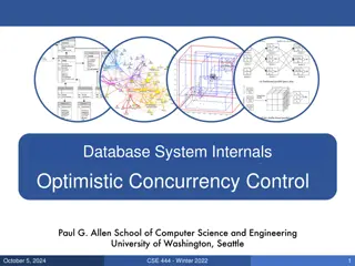 Concurrency Control in Database Systems