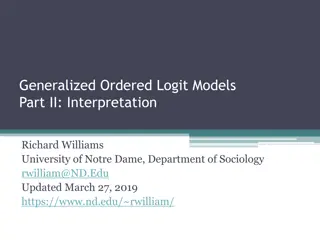 Understanding Violations of Proportional Odds Assumption in Generalized Ordered Logit Models