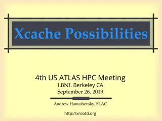 Xcache Possibilities and Effective Use in HPC Environments