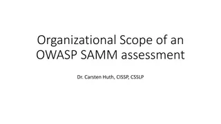 The Organizational Scope of OWASP SAMM Assessments