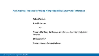 Empirical Processes in Nonprobability Surveys for Inference