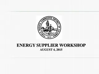 Consumer Rights and Responsibilities in Energy Supply Workshop