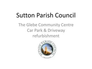 Sutton Parish Council - The Glebe Community Centre Car Park & Driveway Refurbishment Project