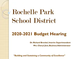 Rochelle Park School District 2020-2021 Budget Hearing Information