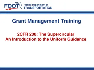 Understanding Uniform Guidance in Grant Management