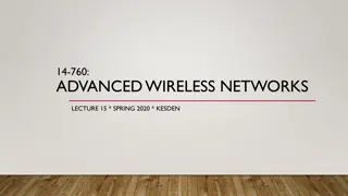 Advanced Wireless Networks: Bluetooth Technology Overview