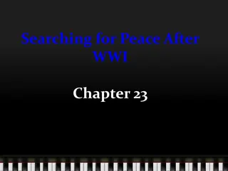 The Aftermath of WWI: Woodrow Wilson's 14 Points and the Treaty of Versailles