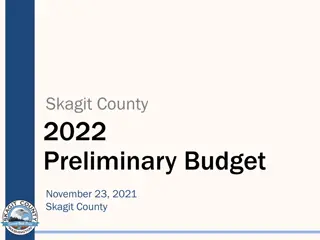 Skagit County 2022 Preliminary Budget Overview