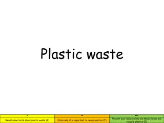 Importance of Reusing and Recycling Plastics: Facts and Ideas