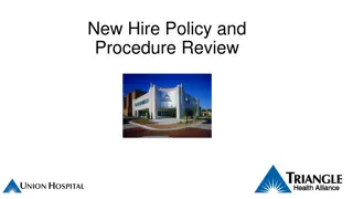 New Hire Policy and Procedure Review Training Information