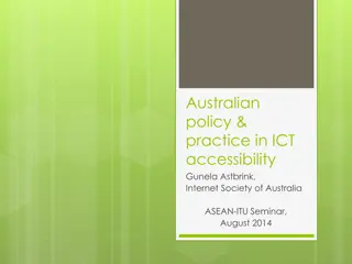 Accessibility Policies and Practices in Australian ICT: A Review