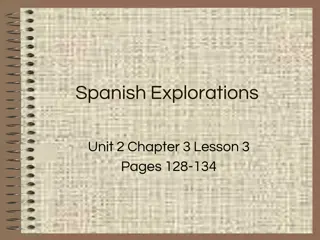 Spanish Explorations: Conquest and Legacy in the Americas