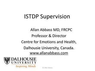 ISTDP Techniques by Dr. Allan Abbass