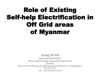 Challenges and Solutions for Electrification in Off-Grid Areas of Myanmar